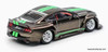 Ford Mustang (6th Generation) Clinched Widebody Kit, Black Chrome 1:64 Diecast Model Car by Liberty64