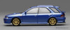 Subaru Impreza Wagon WRX STi Version VI, Rally Blue 1:64 Diecast Model Car by MotorHelix