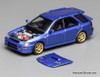 Subaru Impreza Wagon WRX STi Version VI, Rally Blue 1:64 Diecast Model Car by MotorHelix