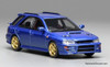 Subaru Impreza Wagon WRX STi Version VI, Rally Blue 1:64 Diecast Model Car by MotorHelix