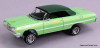 Chevrolet Impala West Coast Bouncing Cars, Avocado Green 1:64 Diecast Model Car by Fine Works64