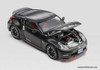 Nissan Fairlady Z Z34 370z Nismo, Matte Black/Carbon Fiber 1:64 Diecast Model Car by Fuji