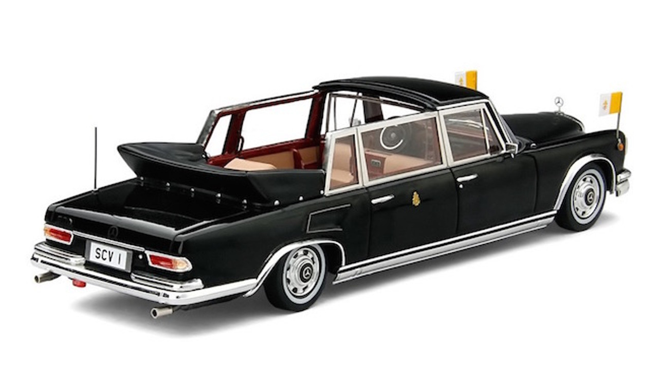 TSM 1:43 1965 Mercedes-Benz 600 Pullman Landaulet Limousine Pope 