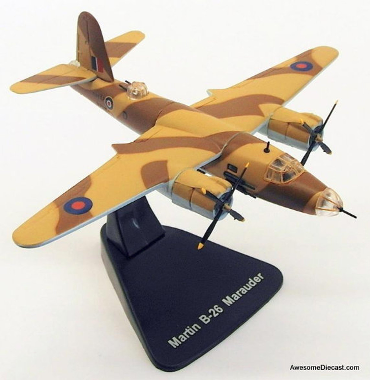 atlas editions Martin B-26 Marauder WW11 world war 2 aircraft 1:144 scale diecast model