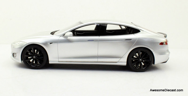 Ls Collectibles 118 2016 Tesla Model S Facelift Silver