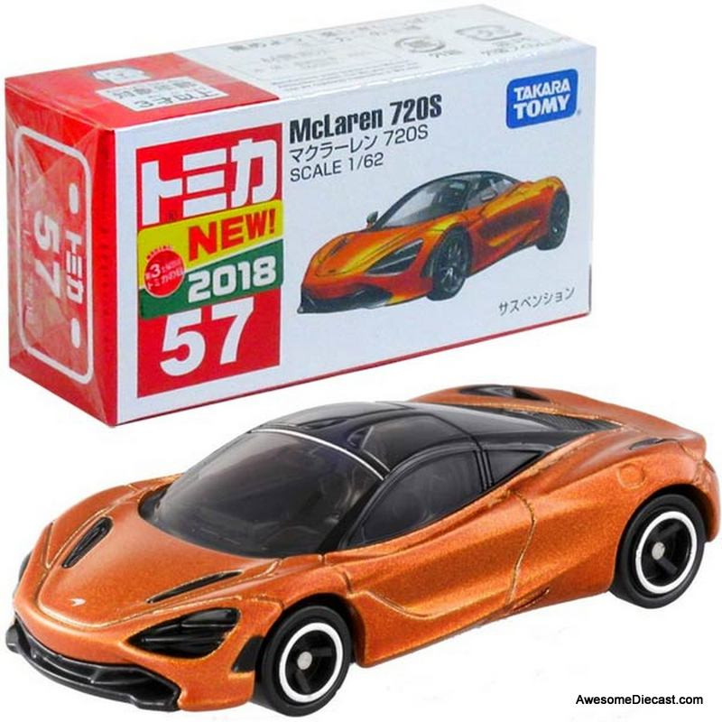 Tomica 1 62 Mclaren 720s Metallic Orange