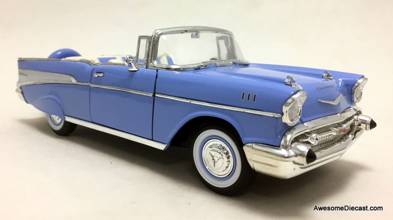 1957 chevy bel air convertible diecast