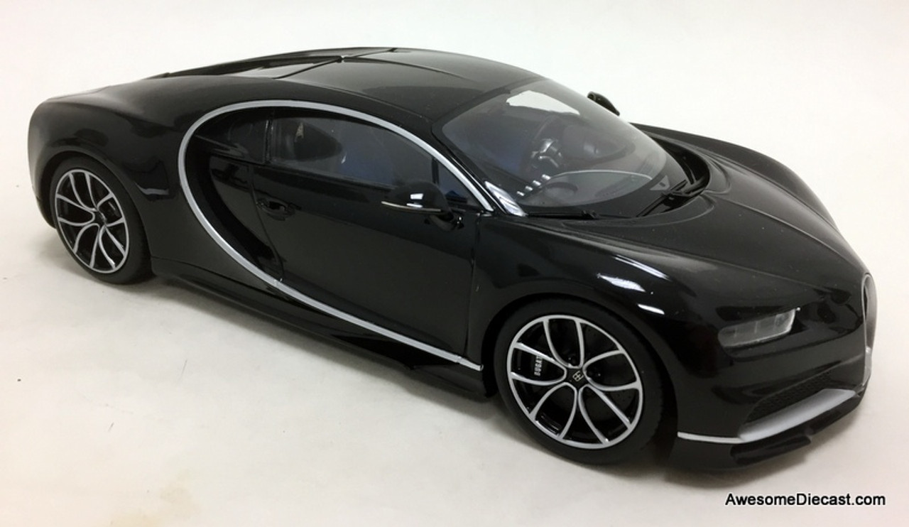 Hyinuo 2016 Bugatti Chiron Black Diecast 1:36 
