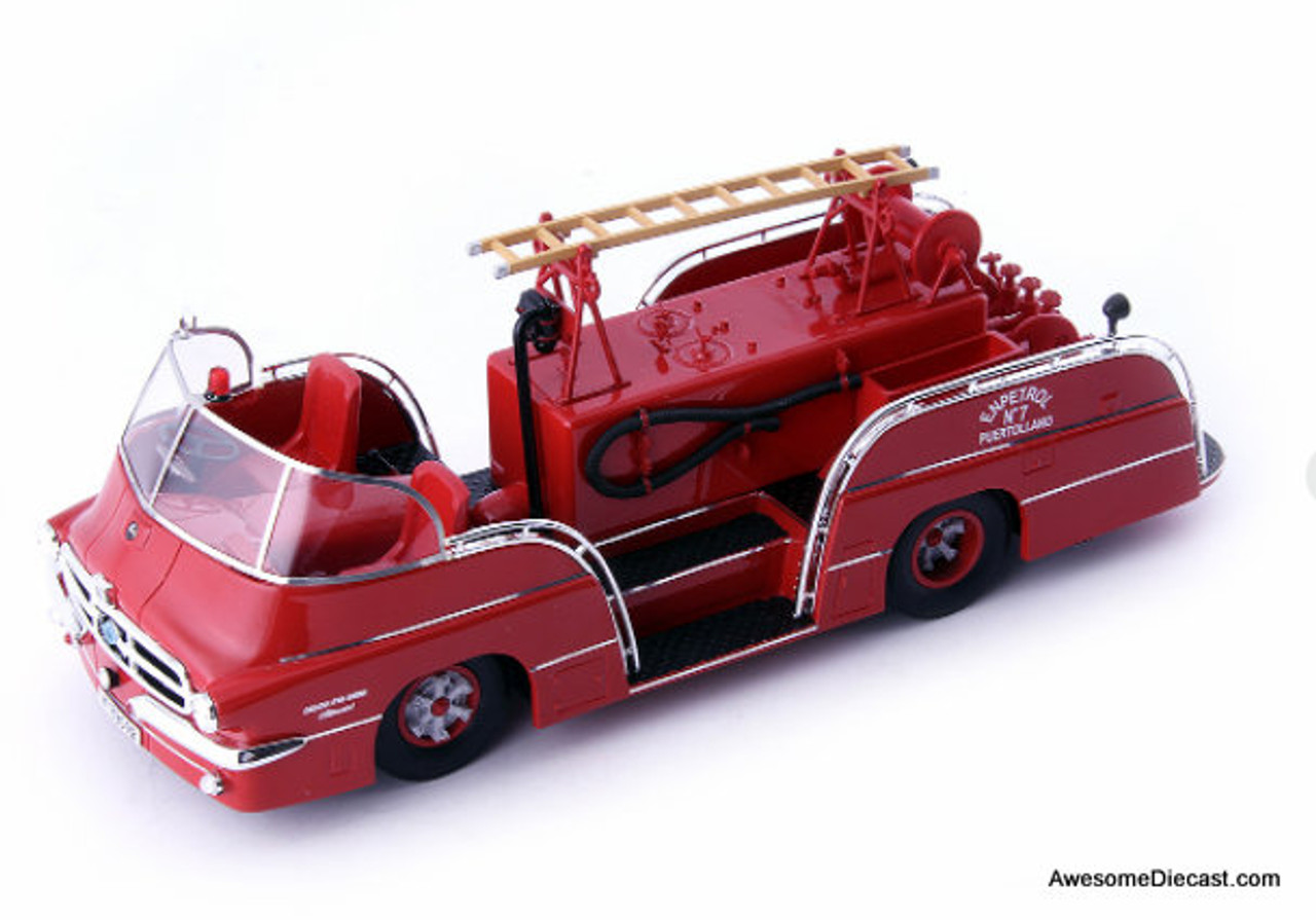 オートカルト1/43 ペガソ 140 DCI Mofletes 1959 レッド AutoCult 1:43 1959 Pegaso 140 DCI Mofletes, Spanish Fire Truck