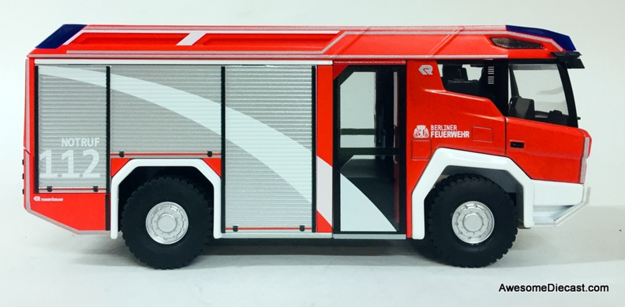 Wiking 1:43 Rosenbauer Electric Fire Truck: Berlin Fire Service 