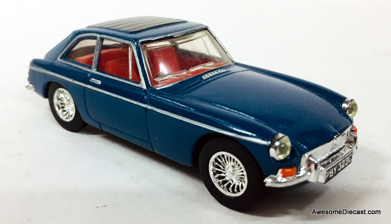Dinky 1:43 1965 MGB GT RHD, Blue