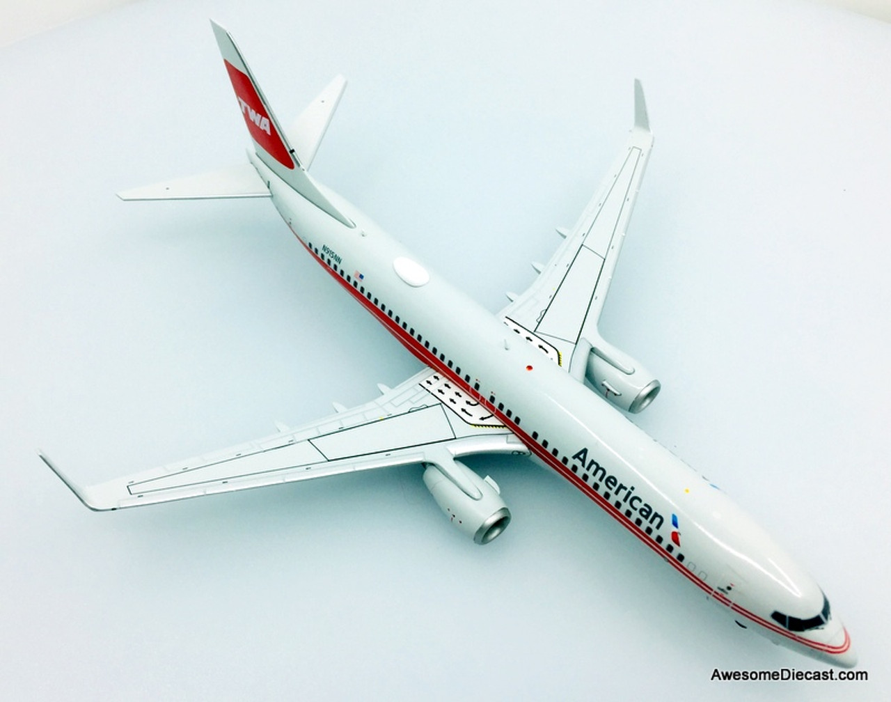 Gemini 200 1:200 Boeing 737-800: American Airlines, TWA Livery