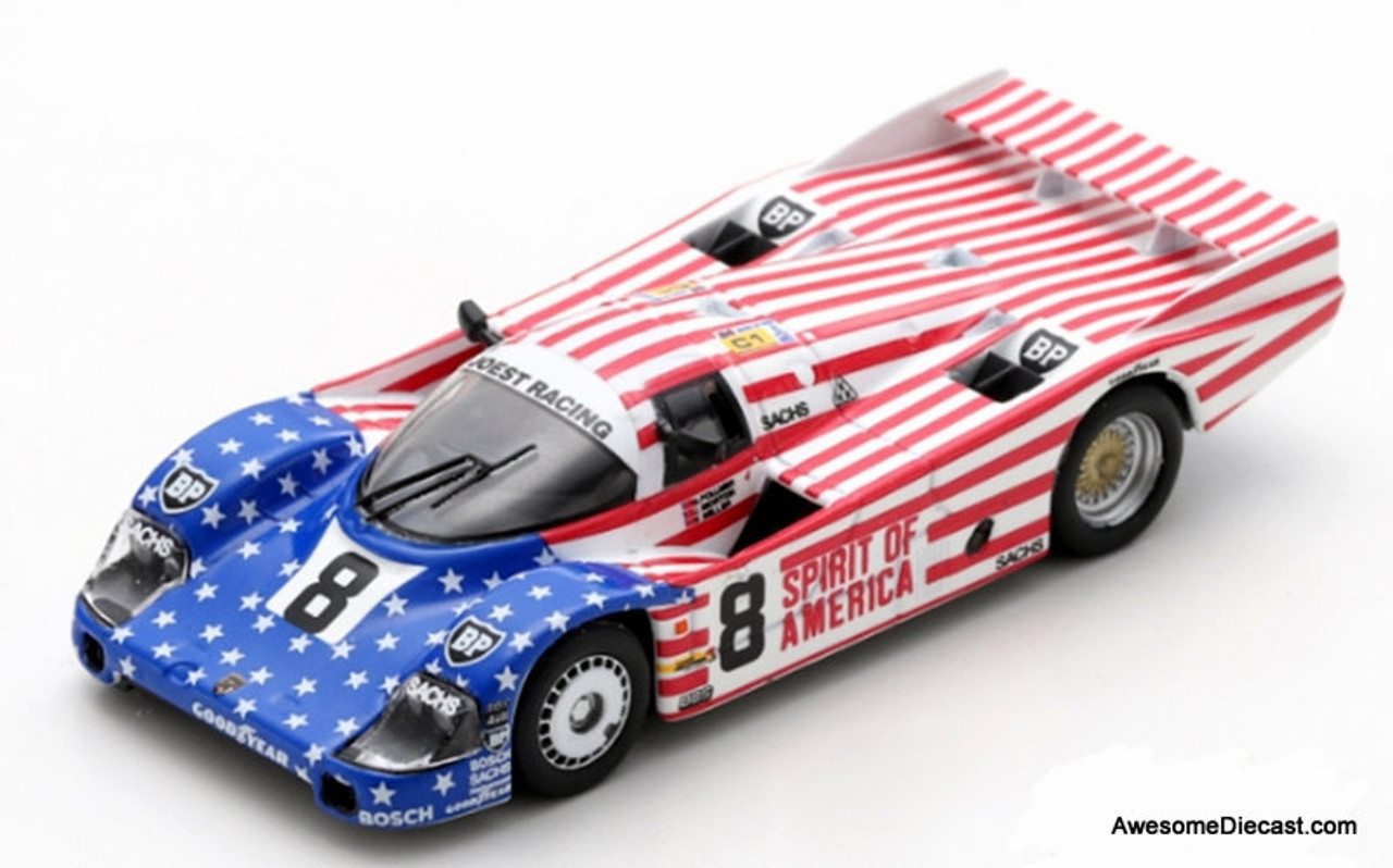 Spark 1:64 1986 Porsche 956LH #8: 24 Hours Le Mans