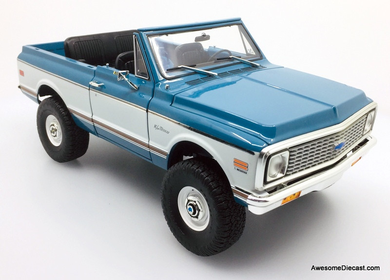 ACME 1:18 1972 Chevrolet Blazer K5, Blue/White