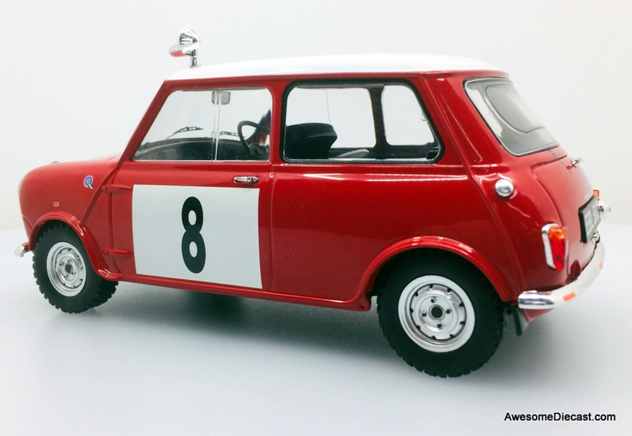 IXO 1:18 1965 Austin Mini Cooper #8: 1965 RAC Lombard Rally,  P.Hopkirk/H.Liddon