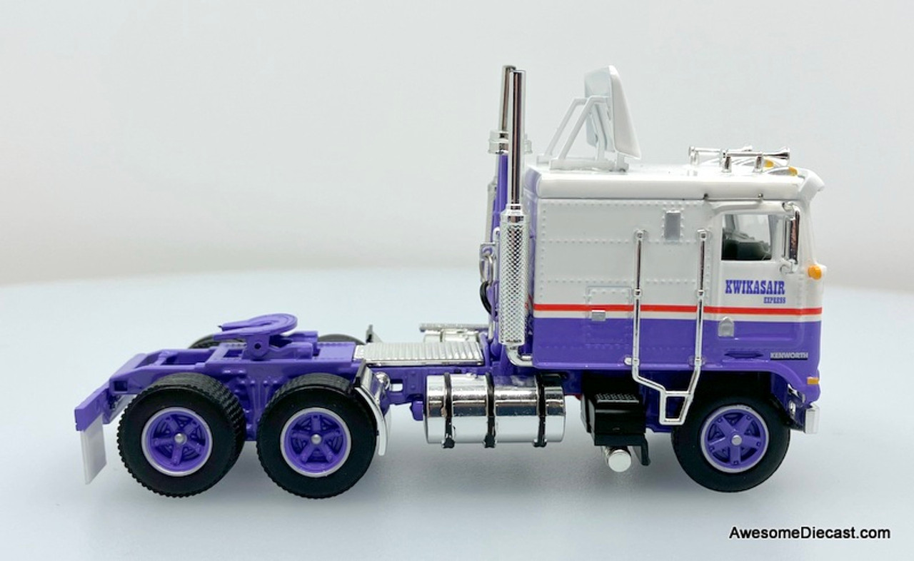 DCP by FG 1:64 Kenworth K100 w/ Tri-Axle Trailer: Kwikasair 