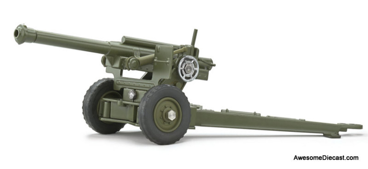 23R-013 ソリド 1/48 CANON HOWITZER 105MM 1/48 Solido Canon HOWITZER 105MM - Green Camo - LIVECARMODEL.com