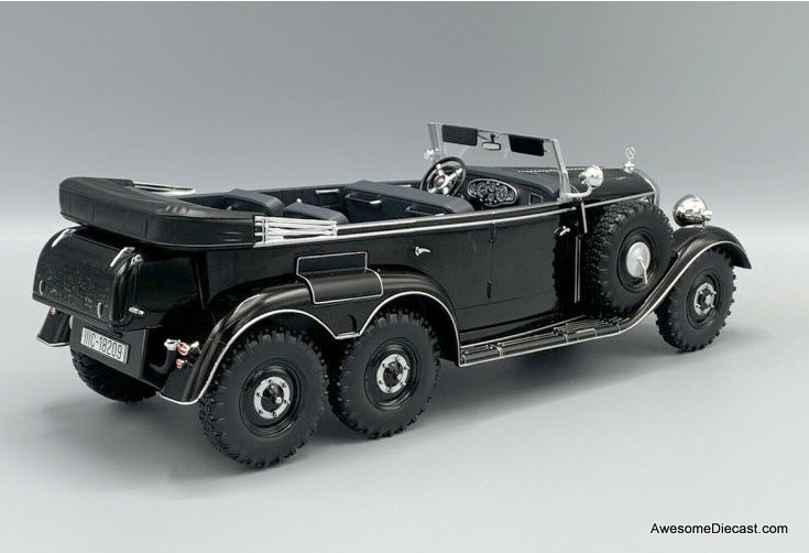 MCG 1/18 メルセデス G4 W31 6輪 カブリオレ 1938 グレー 1:18 Mercedes G4 (W31) 6x6 - Model Car Group [Unboxing] - YouTube