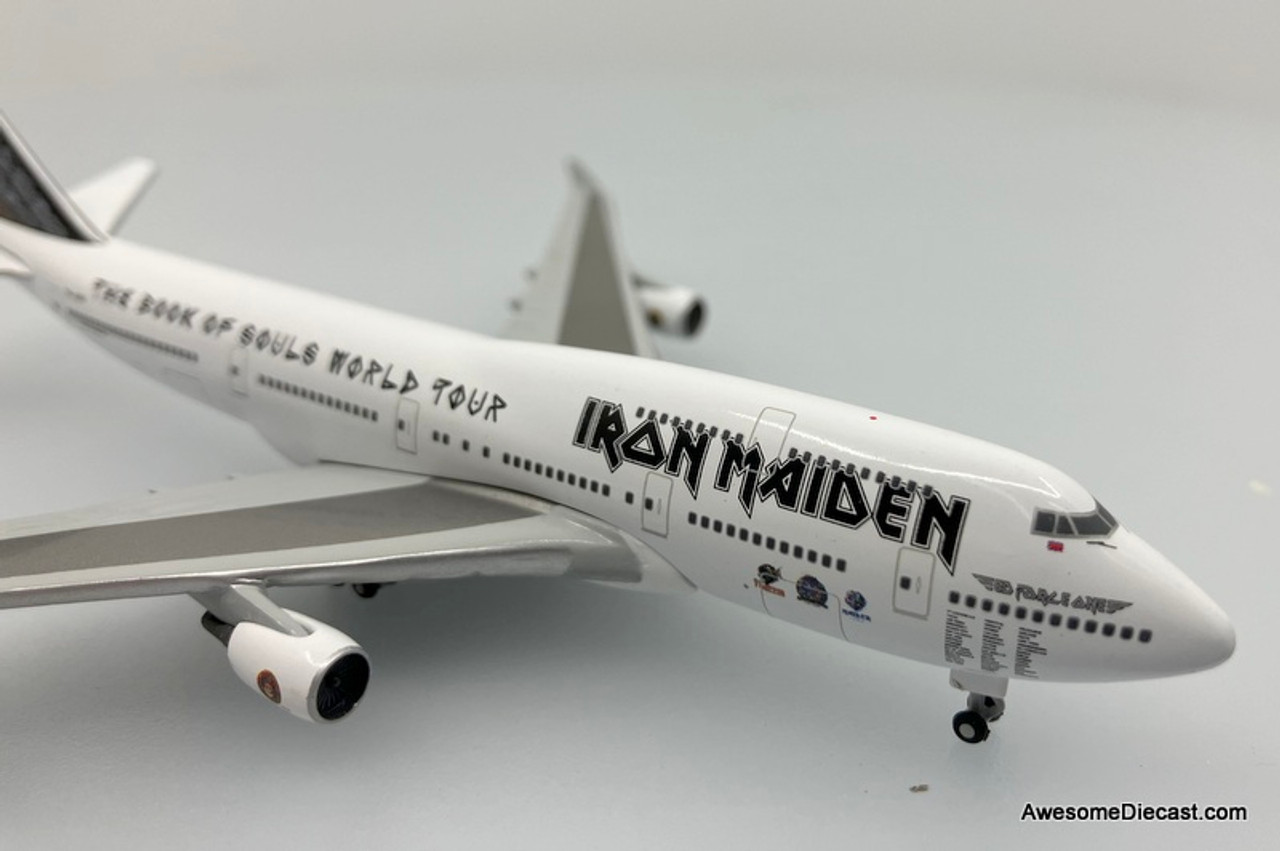 Herpa 1:500 Boeing 747-400: ED Force One, Iron Maiden Book Of Souls 2016  Tour