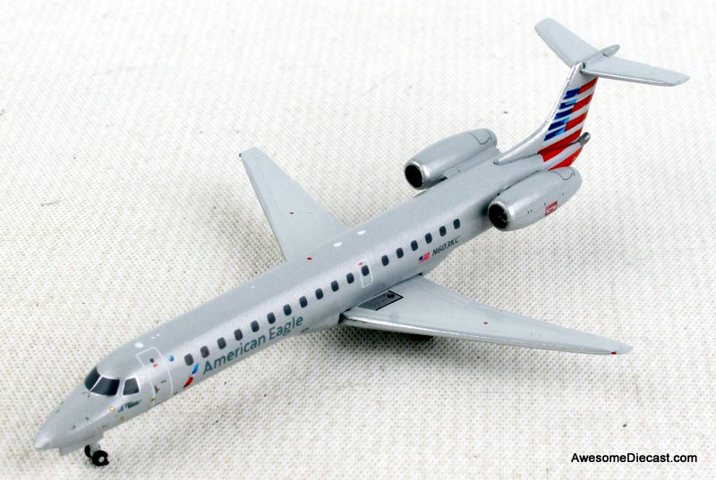 Gemini Jets 1:400 Embraer ERJ-145: American Eagle