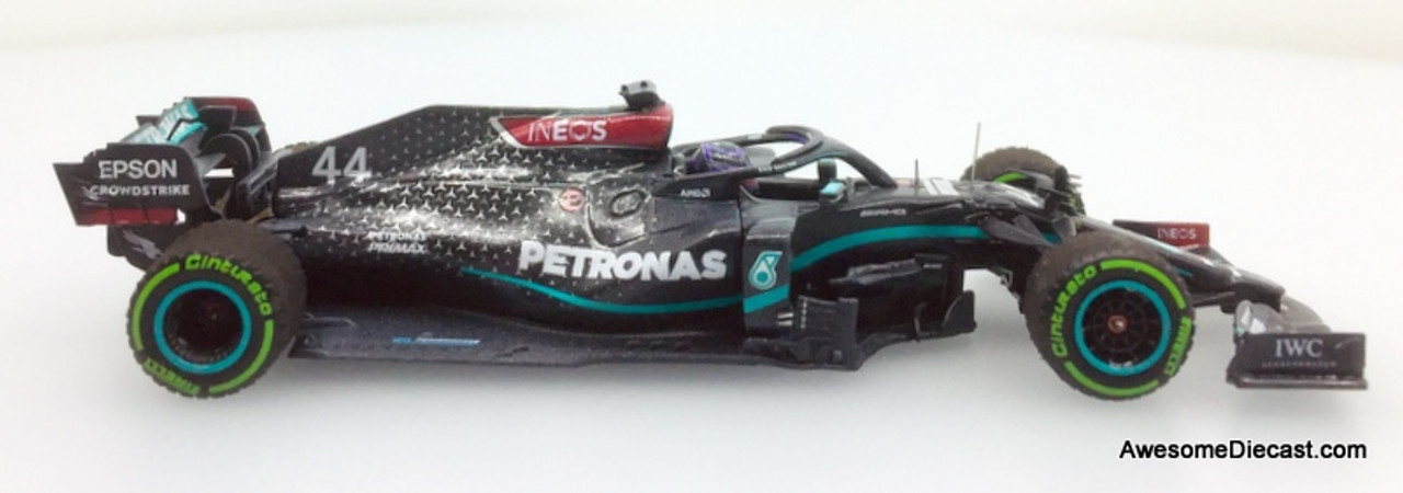 Mini Champs 1/43 Mercedes AMG Petronas F1 Team W11 EQ PERF 2020 Turkish GP  Winner #44 L. Hamilton