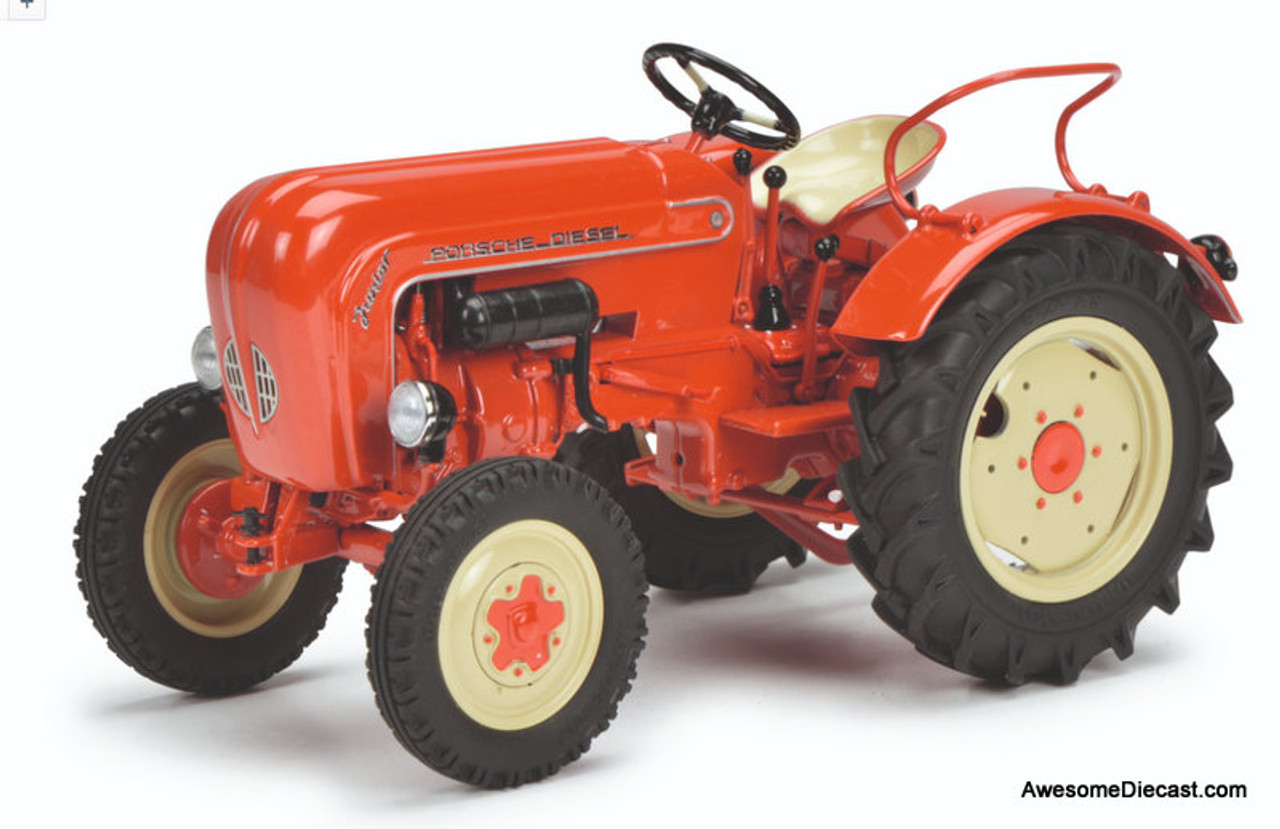 Schuco 1:18 Porsche Junior Tractor, Red