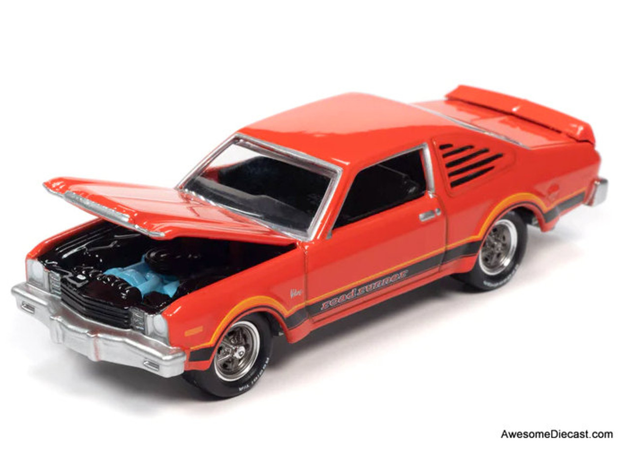 Johnny Lightning 1:64 1976 Plymouth Volare Road Runner, Spitfire Orange