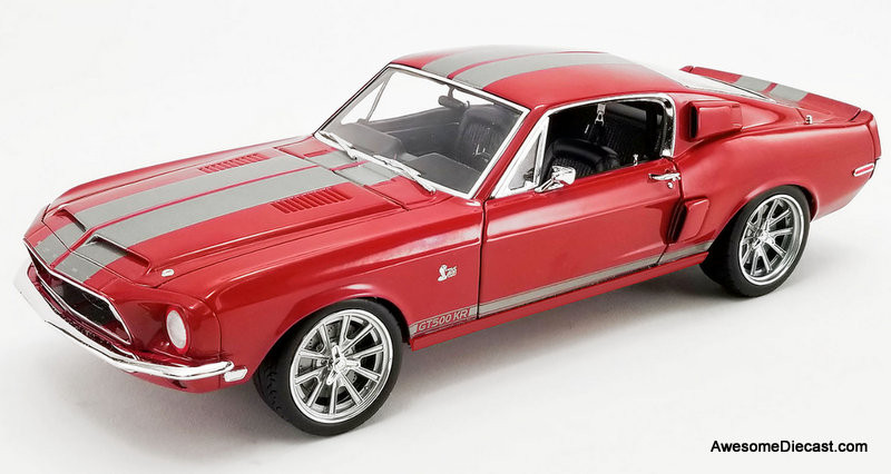 ACME 1:18 1968 Shelby GT500 KR Restomod - New School, Candy Apple Red