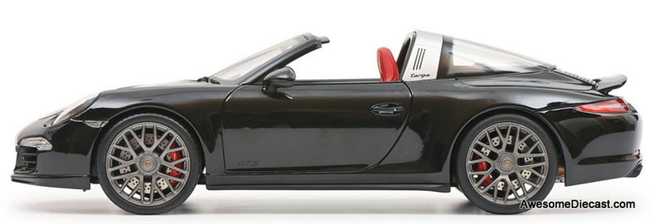 Schuco Porsche 911 Carrera GTS Targa Car 1:18 2014, Black