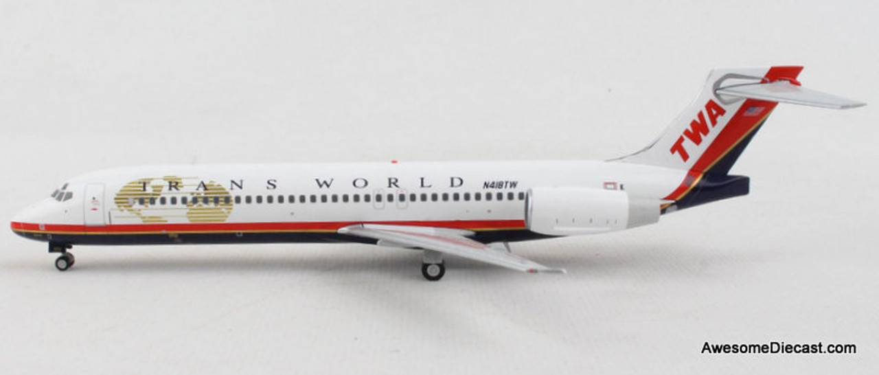 1:400 Gemini Jets Trans World Airlines (TWA) Boeing 757-200 N725TW GJT – RM  Model Store