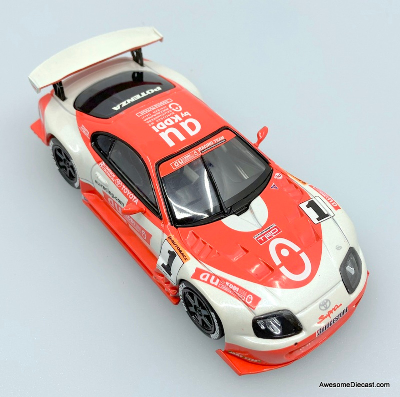 EBBRO ミニカー TOYOTA トヨタ セルモ スープラ 1/43 EBBRO JGTC2003 au CERUMO SUPRA No.38 -  ミニカー