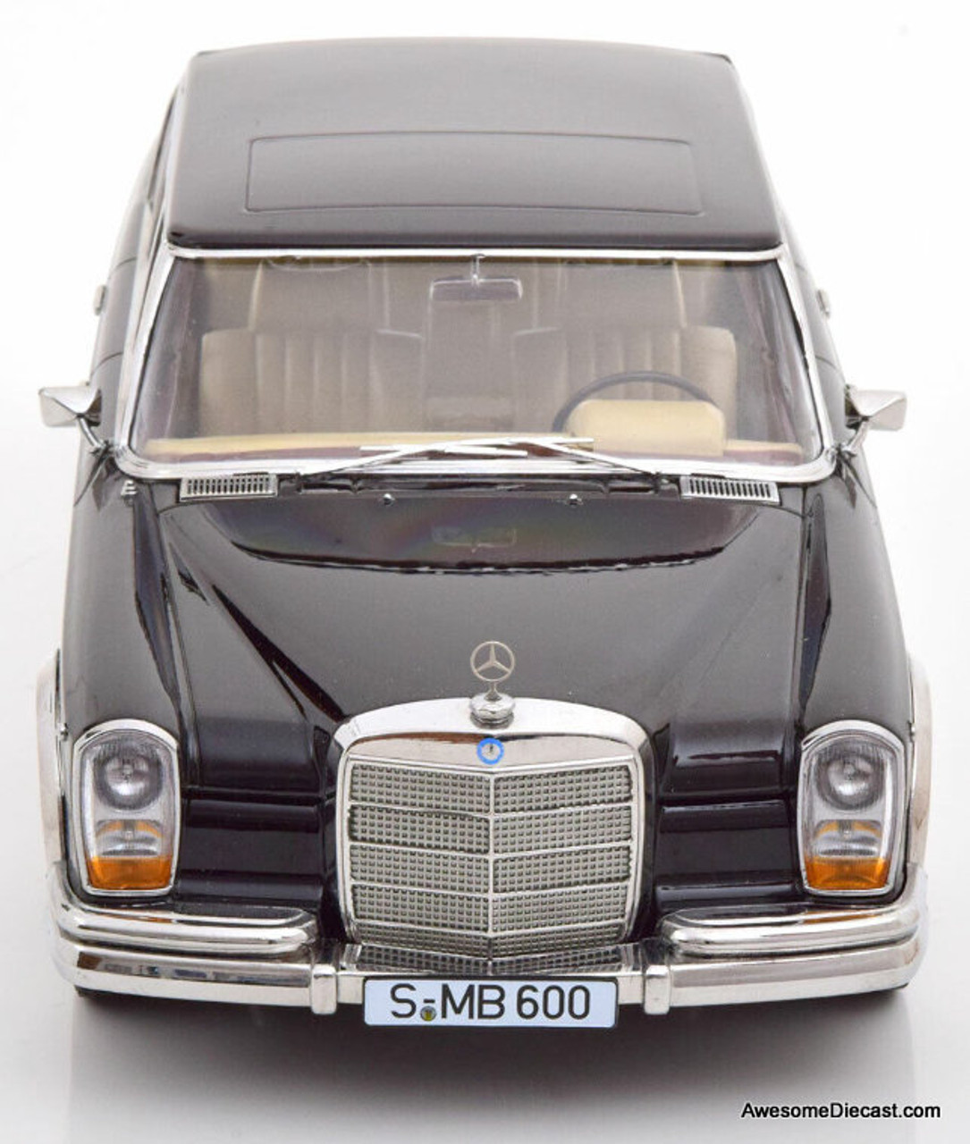 KK Scale 1:18 1963 Mercedes 600 SWB W100, Black