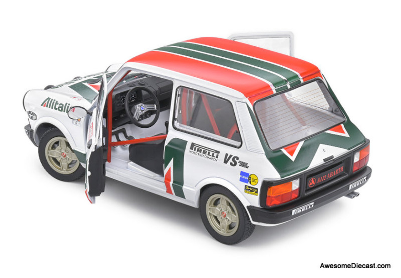 Solido 1:18 1980 Autobianchi A112 Mk5 Abarth: Alitalia Rally