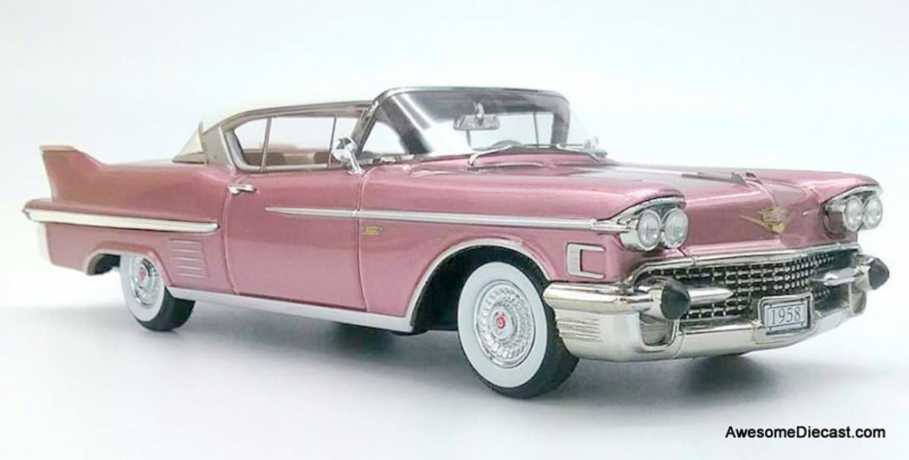 Stamp Models 1:43 1958 Cadillac Coupe Deville, Metallic Pink