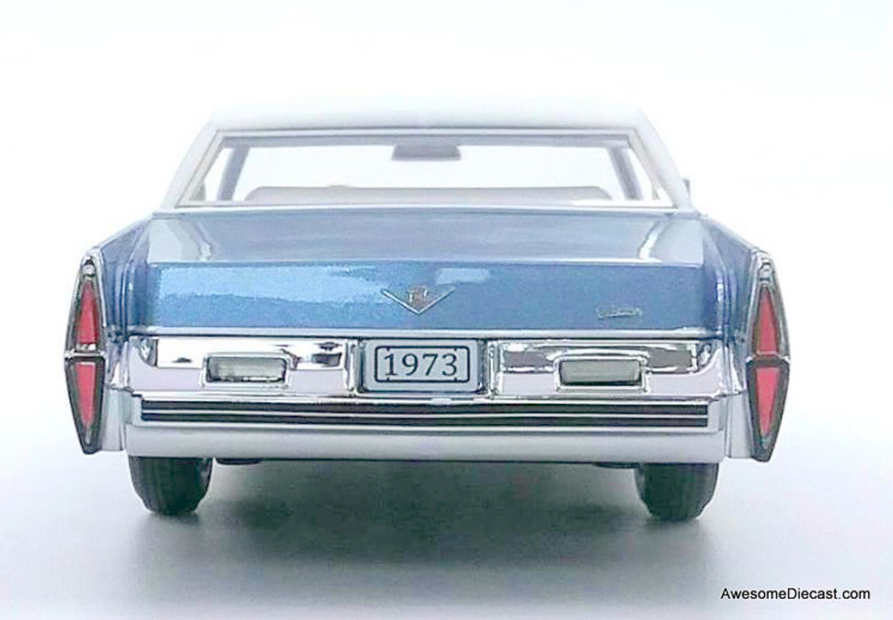 Stamp Models 1:43 1973 Cadillac Coupe Deville, Antigua Blue Metallic