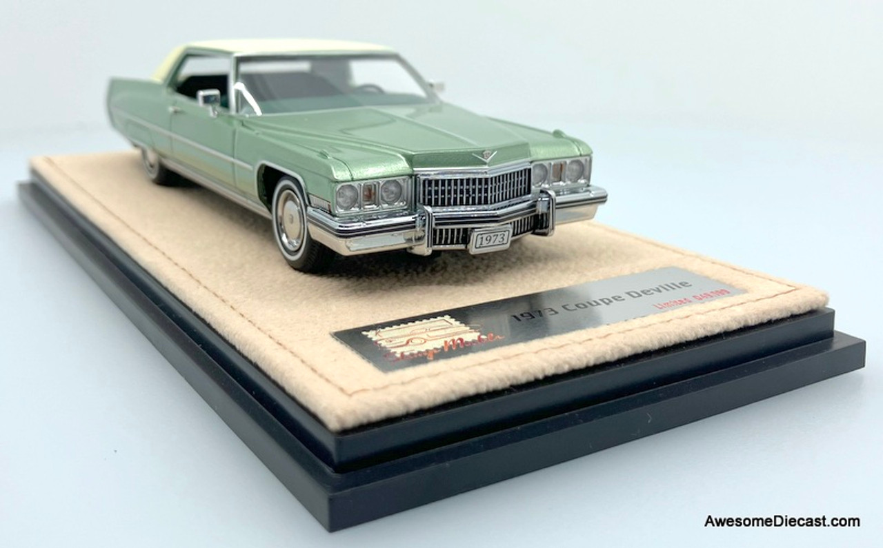 Stamp Models 1:43 1973 Cadillac Coupe Deville, Sage Metallic