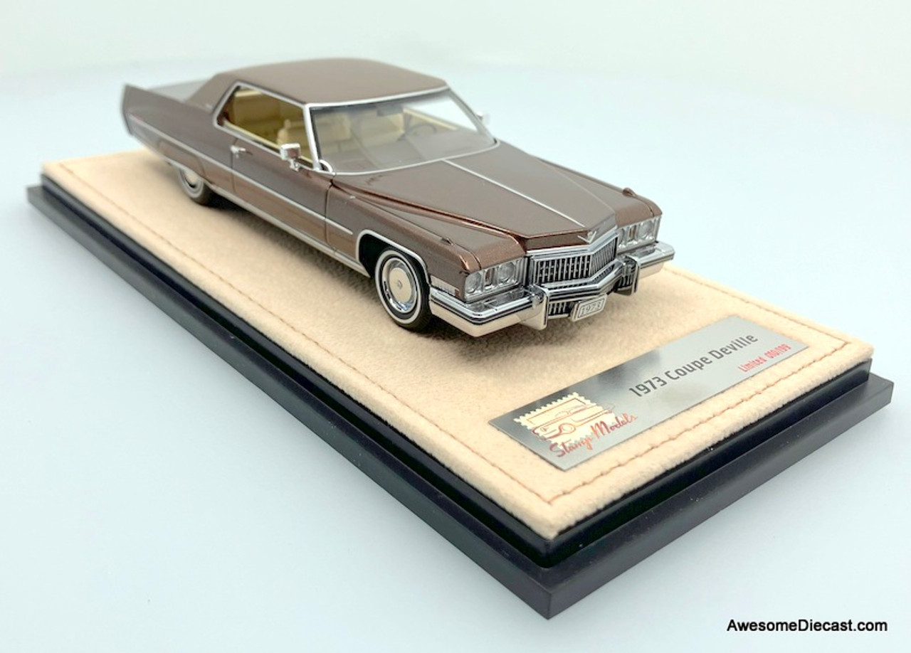 Stamp Models 1:43 1973 Cadillac Coupe Deville, Burnt Sienna Metallic