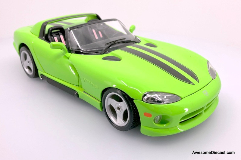 Maisto 1:18 Dodge Viper RT/10, Lime Green
