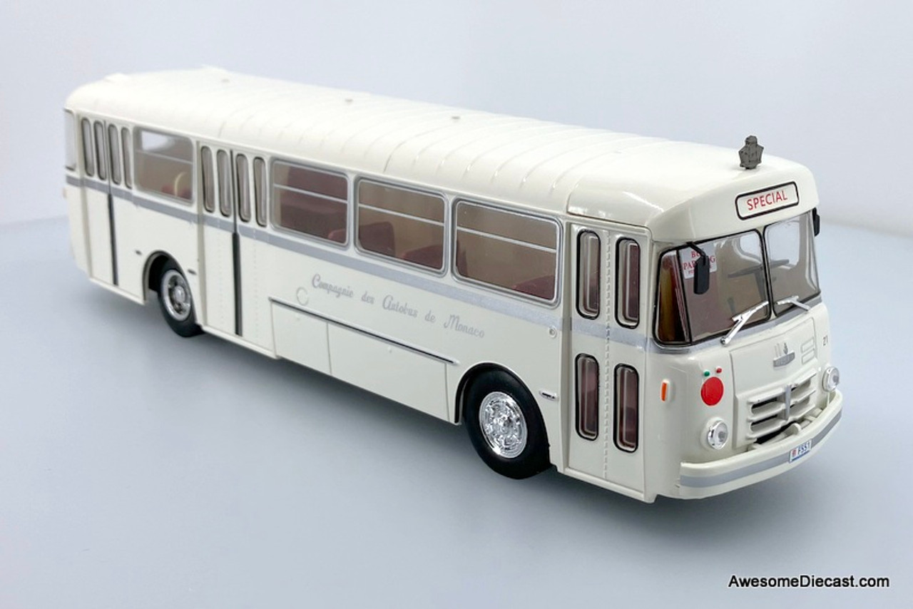 Hachette 1:43 1955 Berliet PLR 10MU: Compagnie des Autobus de Monaco, France