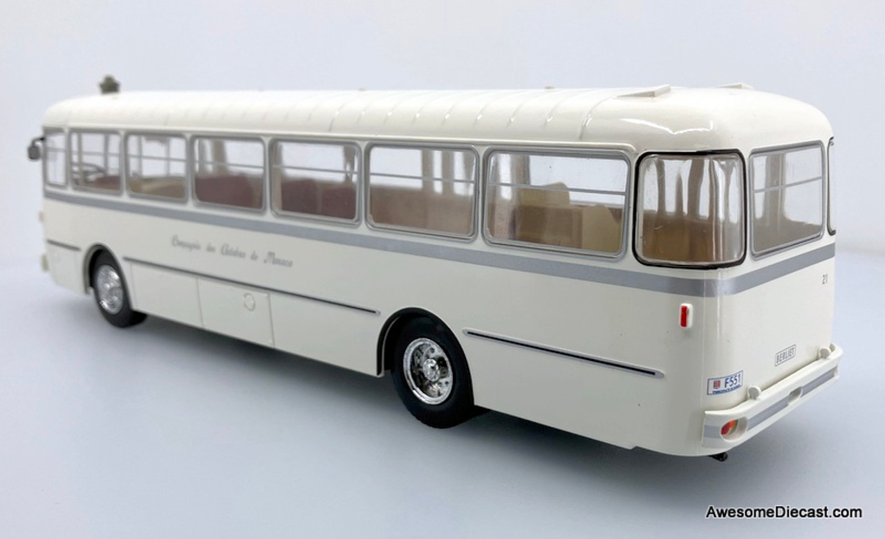 Hachette 1:43 1955 Berliet PLR 10MU: Compagnie des Autobus de Monaco, France