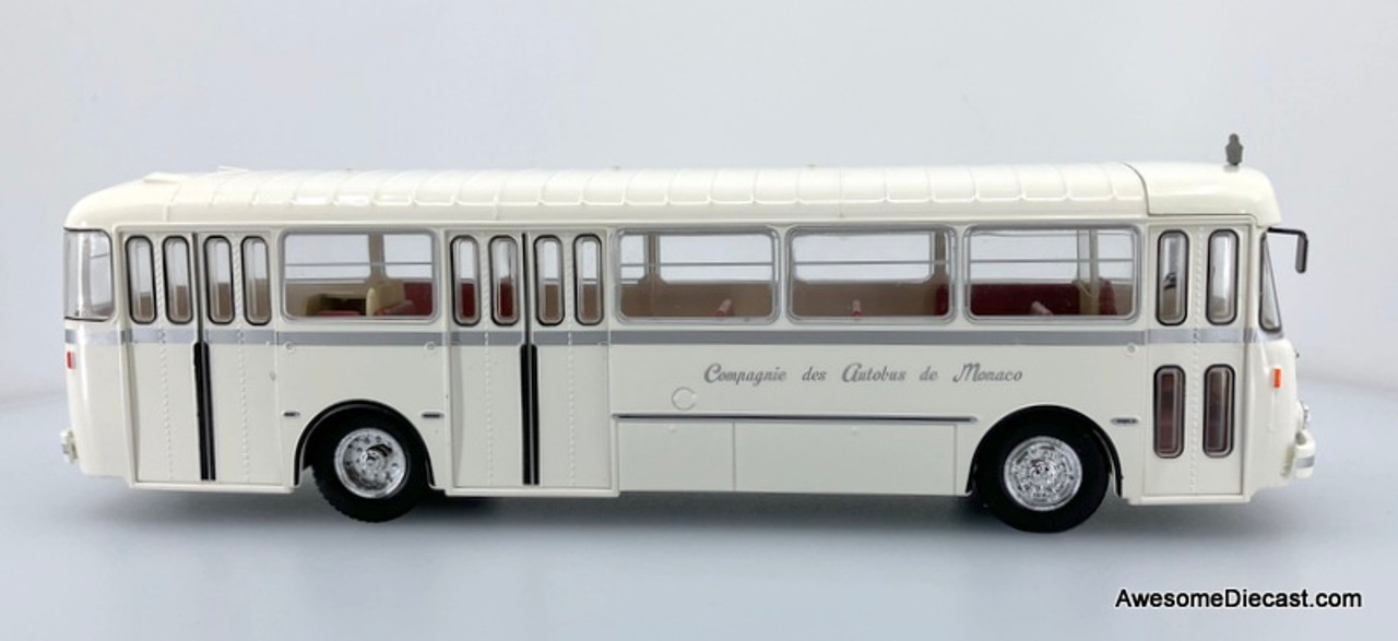 Hachette 1:43 1955 Berliet PLR 10MU: Compagnie des Autobus de Monaco, France