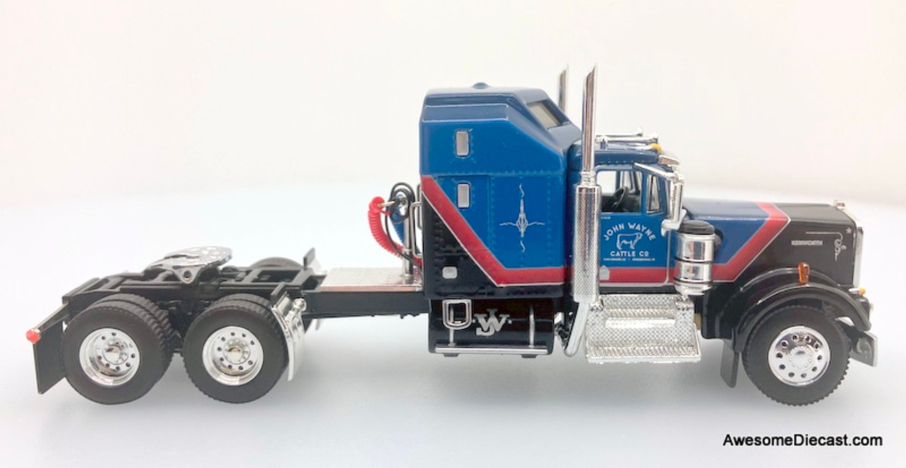 DCP by FG 1:64 Kenworth W900A w/ Wilson Livestock Trailer: John Wayne  Cattle Company