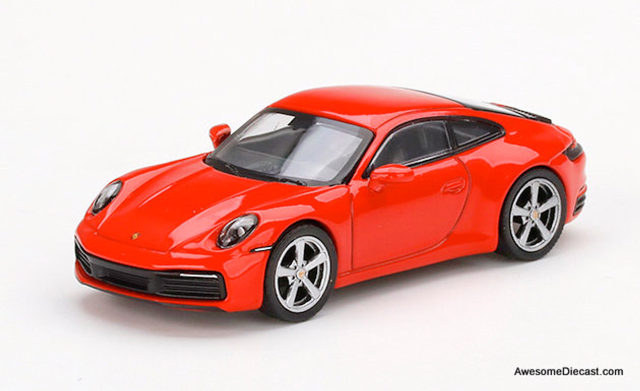 MY MINI CAR WORLD』UNBOXING MINI GT 1/64 PORSCHE 911 TURBO S - Guards Red 