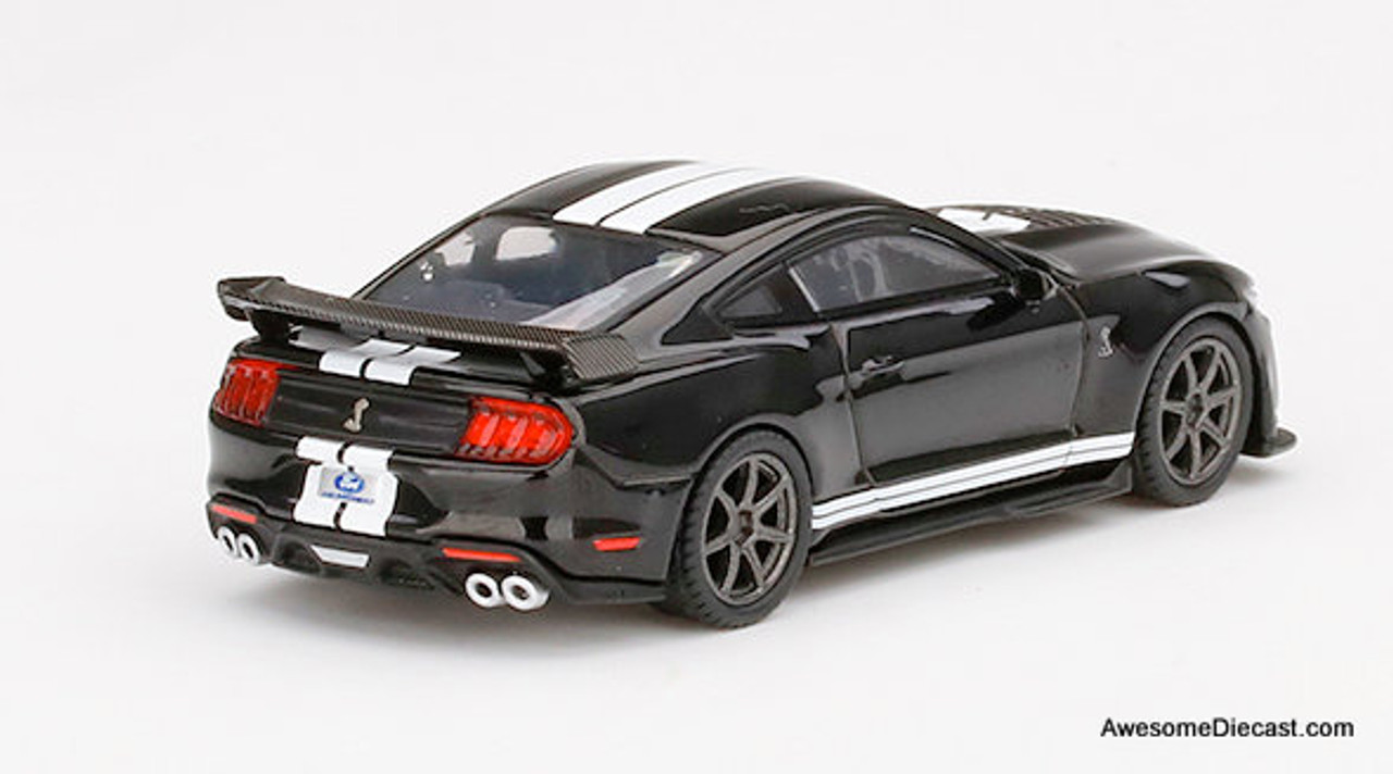 MINI GT 1/64 FORD MUSTANG SHELBY GT500 SHADOW BLACK / MIJO HOBBY