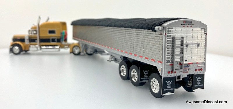 Peterbilt Diecast 1/64 Peterbilt 379 With Stepdeck Trailer, Blue
