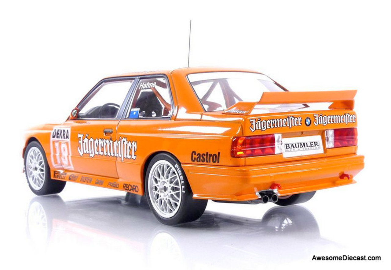 IXO 1:18 1992 BMW E30 M3 #19: Jagermeister, DTM Nurburgring