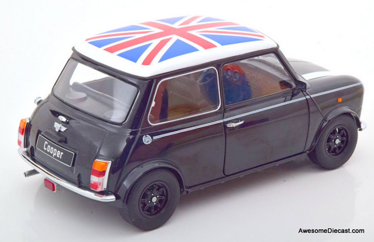 KK Scale 1:12 Mini Cooper, Black/Union Jack