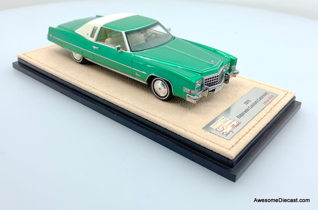 Stamp Models 1:43 1973 Cadillac Custom Cabriolet, Viridian Green Metallic