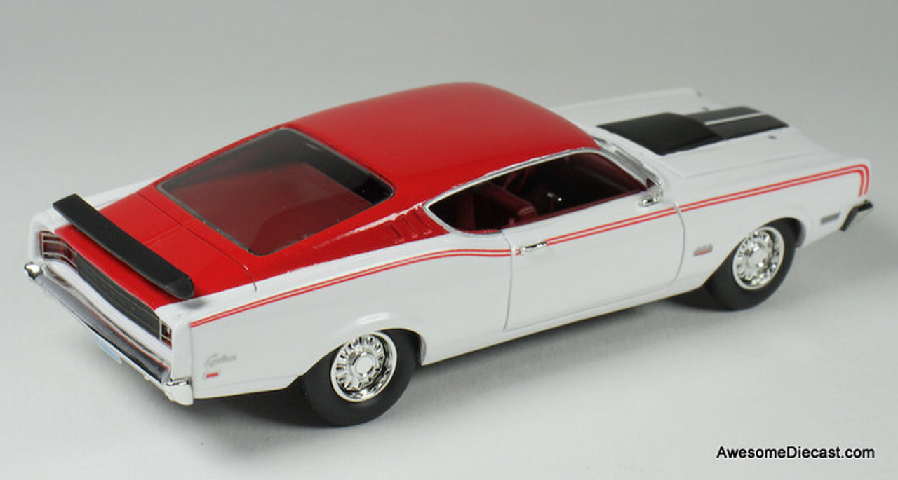 Goldvarg Collection 1:43 1969 Mercury Cyclone, White/Red