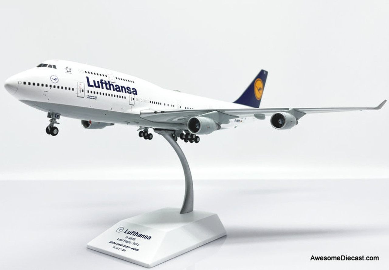 JC Wings 1:200 Boeing 747-400: Lufthansa (Reg# D-ABTE)